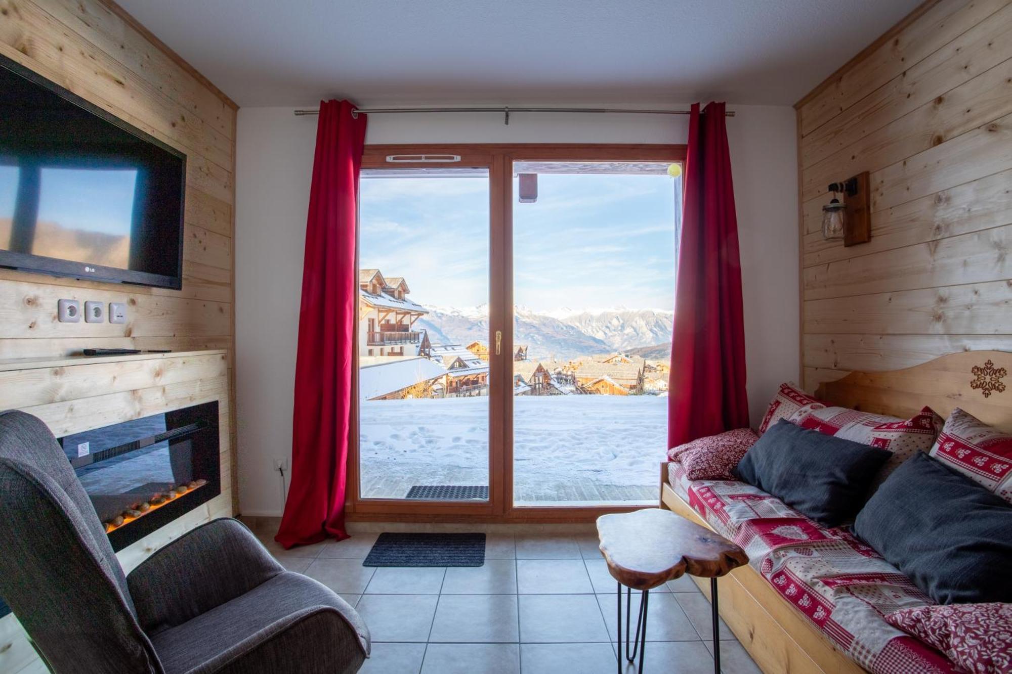 Cosy Cottage 1800 - Pied Des Pistes - Piscine, Sauna, Parking Privee Les Orres Esterno foto