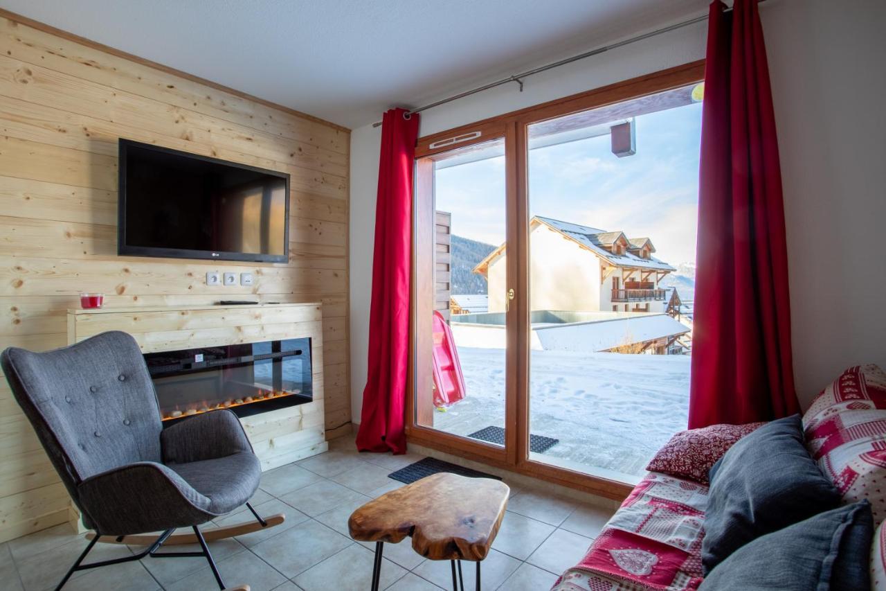 Cosy Cottage 1800 - Pied Des Pistes - Piscine, Sauna, Parking Privee Les Orres Esterno foto